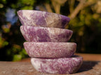 Polished Lepidolite Worry Stones x 24 From Ambatondrazaka, Madagascar - Toprock Gemstones and Minerals 