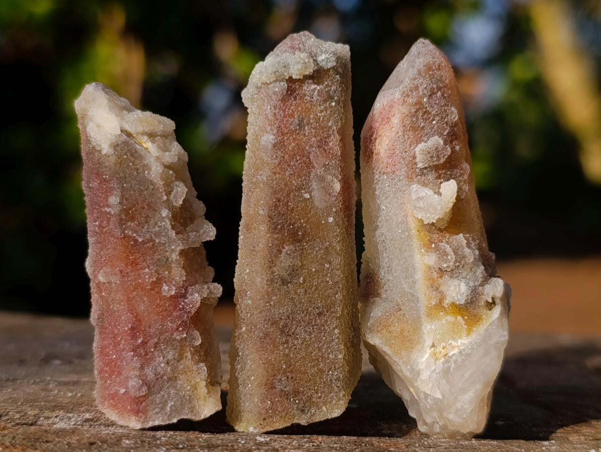 Natural Drusy Fairy Spirit Quartz Finger Crystals x 70 From Boekenhouthoek, South Africa - Toprock Gemstones and Minerals 