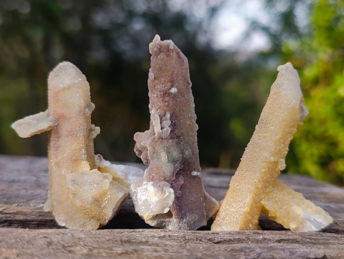 Natural Drusy Fairy Spirit Quartz Finger Crystals x 70 From Boekenhouthoek, South Africa - Toprock Gemstones and Minerals 