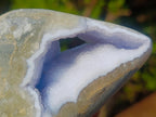 Polished Blue Lace Agate Standing Display Pieces x 3 From Nsanje, Malawi - Toprock Gemstones and Minerals 