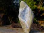 Polished Blue Lace Agate Standing Display Pieces x 3 From Nsanje, Malawi - Toprock Gemstones and Minerals 