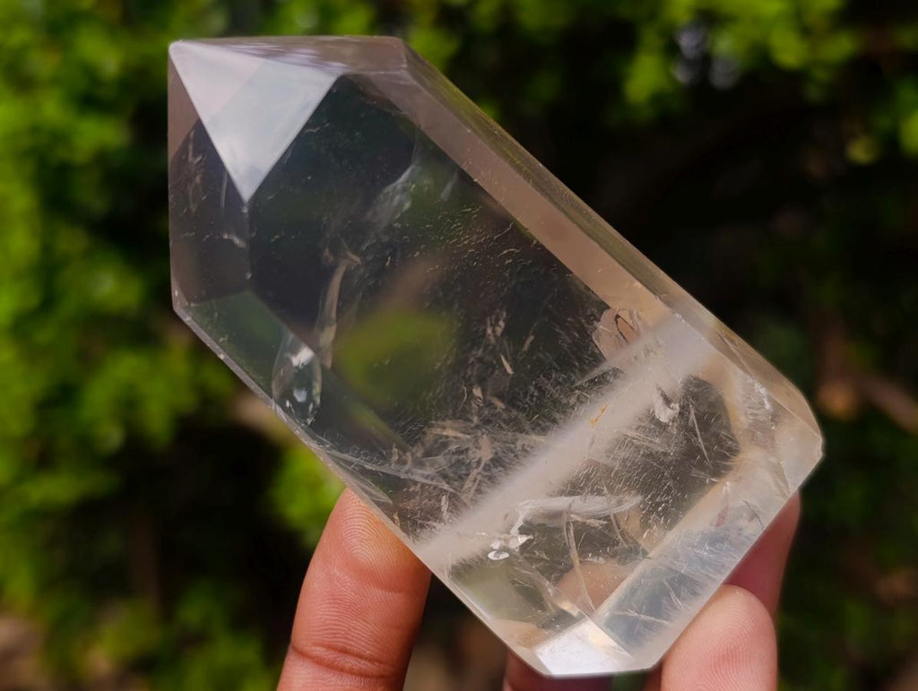 Polished Phantom Smokey Quartz Crystals x 4 From Madagascar - Toprock Gemstones and Minerals 