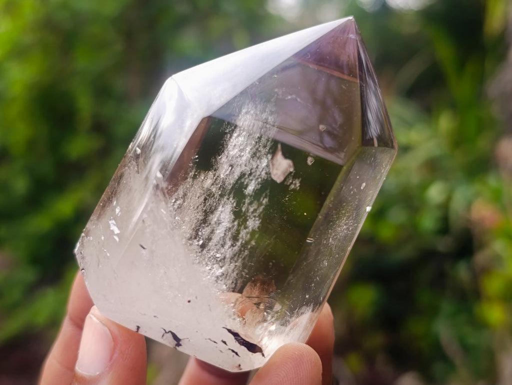 Polished Phantom Smokey Quartz Crystals x 4 From Madagascar - Toprock Gemstones and Minerals 