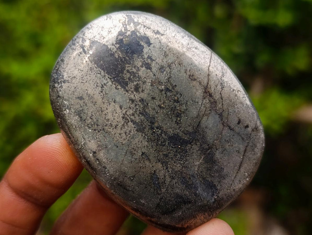 Polished Basalt Pharaoh Stone Galets x 6 From Iron Duke Mine, Zimbabwe - Toprock Gemstones and Minerals 