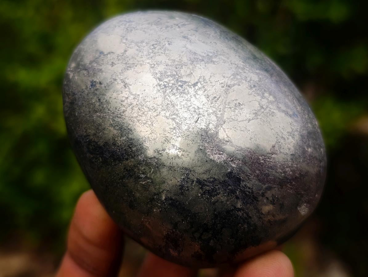 Polished Basalt Pharaoh Stone Galets x 6 From Iron Duke Mine, Zimbabwe - Toprock Gemstones and Minerals 