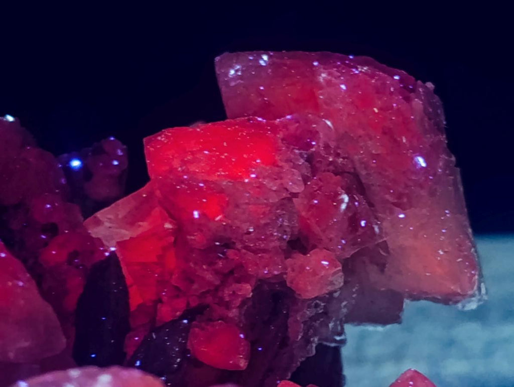 Natural Rhombohedral Calcite and Drusy Spearhead Sceptres Specimen x 1 From Albert's Mountain, Lesotho - Toprock Gemstones and Minerals 