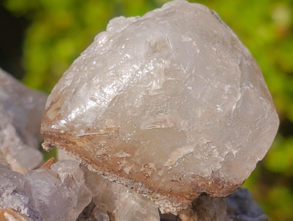 Natural Rhombohedral Calcite and Drusy Spearhead Sceptres Specimen x 1 From Albert's Mountain, Lesotho - Toprock Gemstones and Minerals 