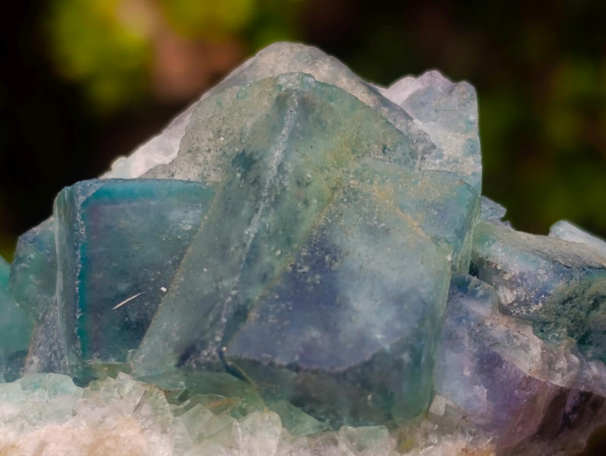 Natural Green Cubic Fluorite Specimens x 4 From Mandrosonoro, Madagascar - Toprock Gemstones and Minerals 
