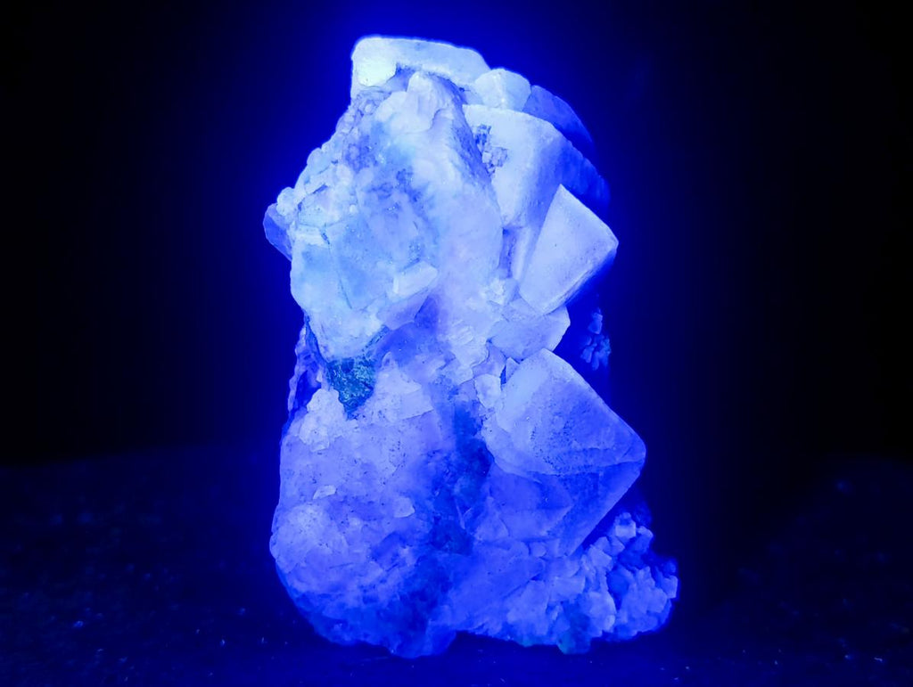 Natural Green Cubic Fluorite Specimens x 4 From Mandrosonoro, Madagascar - Toprock Gemstones and Minerals 
