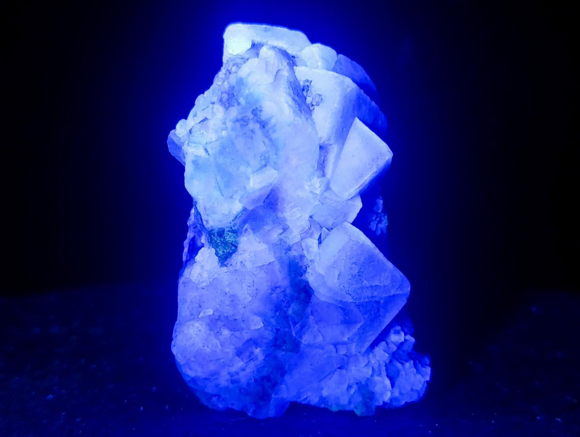 Natural Green Cubic Fluorite Specimens x 4 From Mandrosonoro, Madagascar - Toprock Gemstones and Minerals 