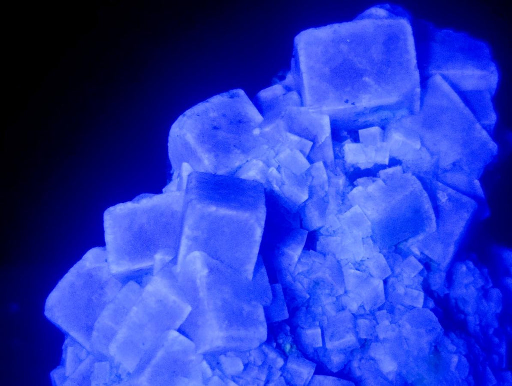 Natural Green Cubic Fluorite Specimens x 4 From Mandrosonoro, Madagascar - Toprock Gemstones and Minerals 