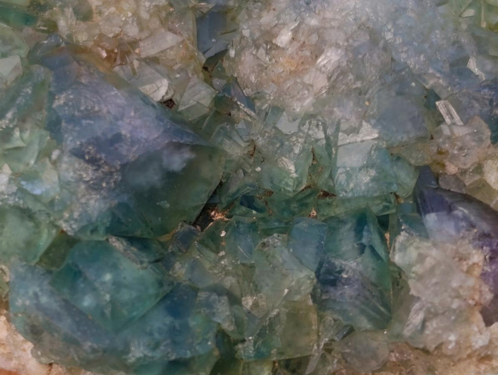 Natural Green Cubic Fluorite Specimens x 4 From Mandrosonoro, Madagascar - Toprock Gemstones and Minerals 