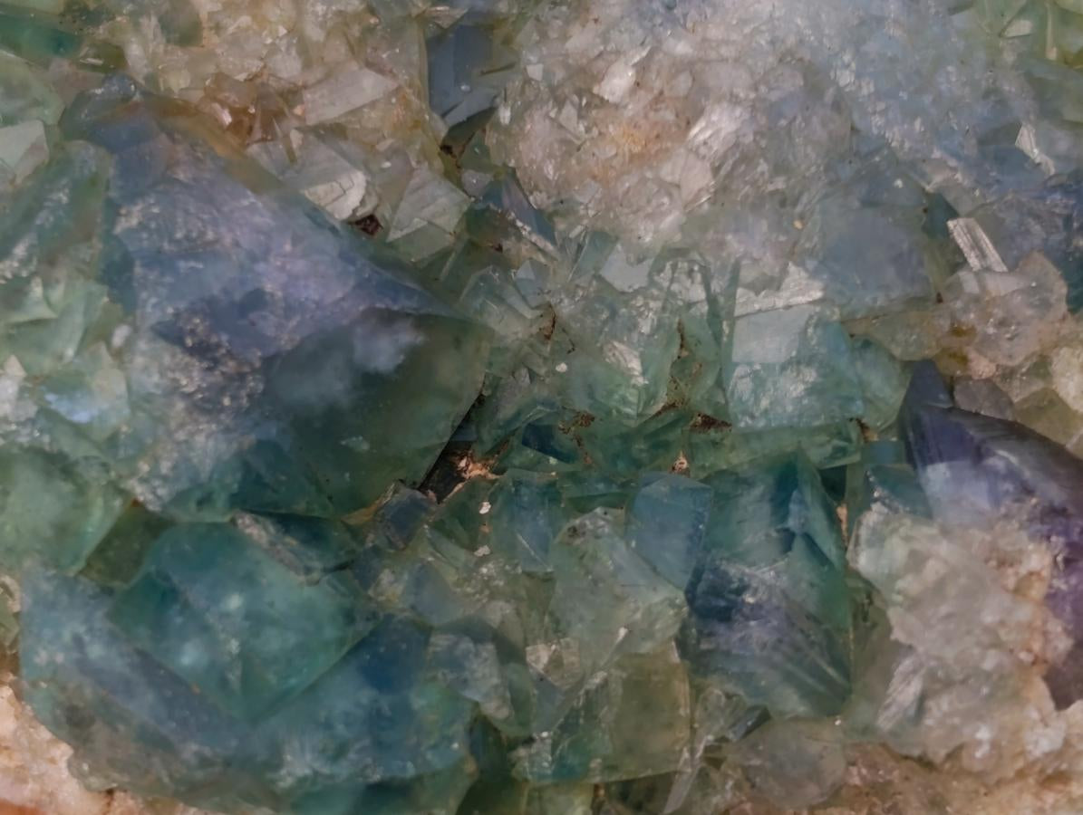 Natural Green Cubic Fluorite Specimens x 4 From Mandrosonoro, Madagascar - Toprock Gemstones and Minerals 
