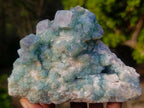 Natural Green Cubic Fluorite Specimens x 4 From Mandrosonoro, Madagascar - Toprock Gemstones and Minerals 