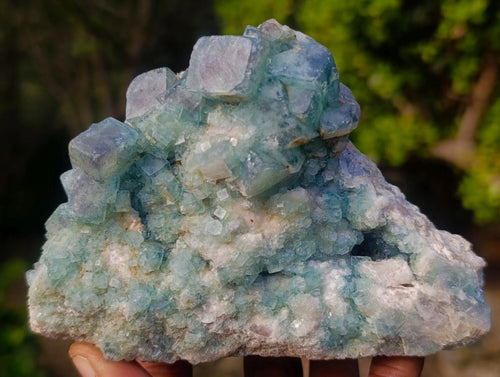 Natural Green Cubic Fluorite Specimens x 4 From Mandrosonoro, Madagascar - Toprock Gemstones and Minerals 