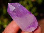 Polished Small Dark Amethyst Window Crystals x 20 From Akansobe, Madagascar - Toprock Gemstones and Minerals 