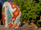 Polished XL Polychrome Jasper Standing Display Piece x 1 From NW Coast, Madagascar - Toprock Gemstones and Minerals 