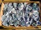 Natural Small Blue Celestite Specimens x 34 From Sakoany, Madagascar - Toprock Gemstones and Minerals 
