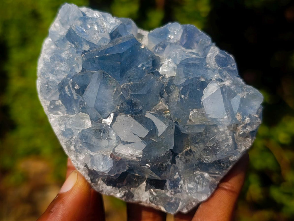Natural Small Blue Celestite Specimens x 34 From Sakoany, Madagascar - Toprock Gemstones and Minerals 