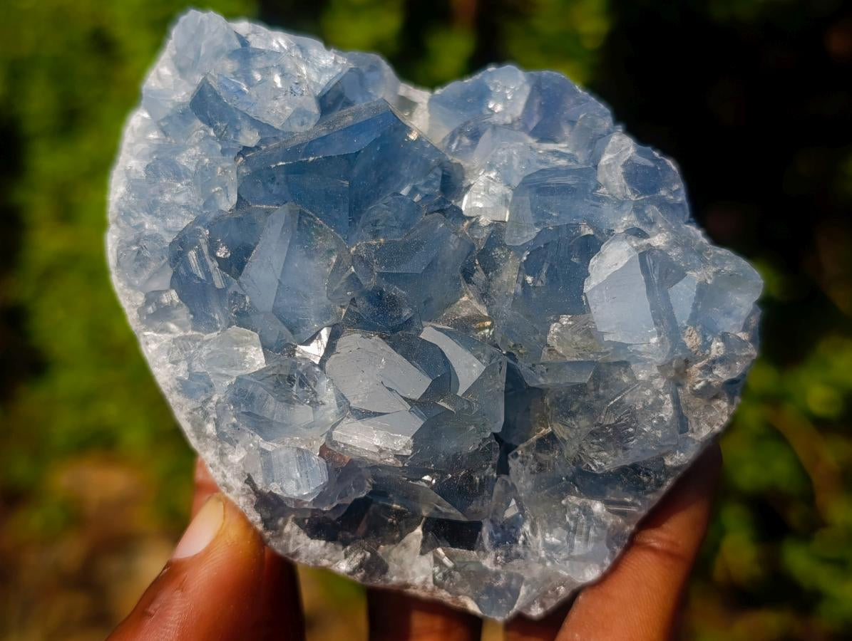 Natural Small Blue Celestite Specimens x 34 From Sakoany, Madagascar - Toprock Gemstones and Minerals 