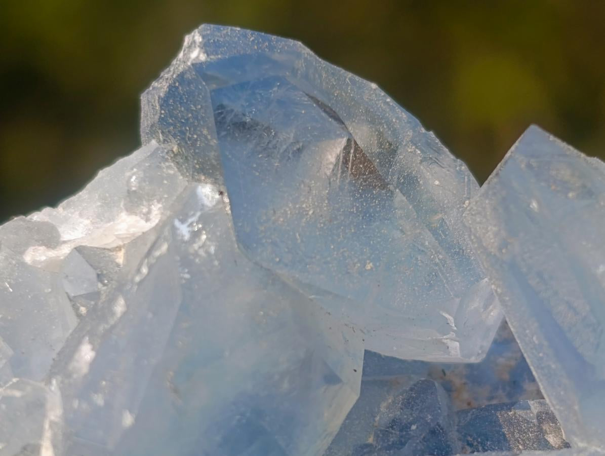 Natural Small Blue Celestite Specimens x 34 From Sakoany, Madagascar - Toprock Gemstones and Minerals 