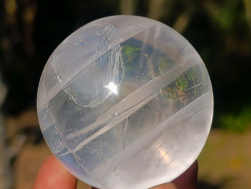 Polished Girasol Pearl Quartz Spheres x 6 From Ambatondrazaka, Madagascar - Toprock Gemstones and Minerals 