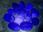 Polished Watermelon Fluorite Palm Stones x 12 From Uis, Namibia - Toprock Gemstones and Minerals 