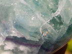 Polished Watermelon Fluorite Palm Stones x 12 From Uis, Namibia - Toprock Gemstones and Minerals 