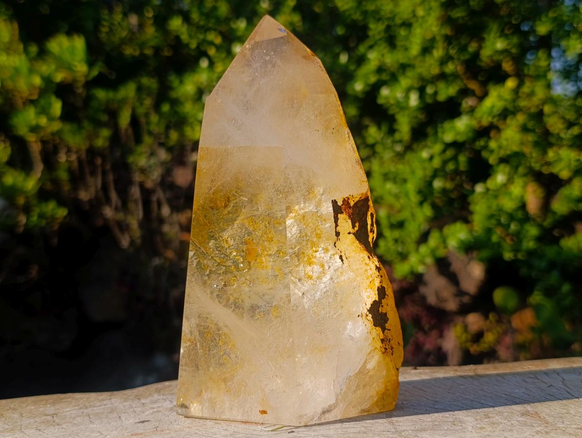 Polished Clear Quartz Display Crystals x 2 From Madagascar - Toprock Gemstones and Minerals 