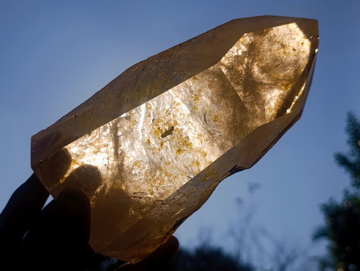 Polished Clear Quartz Display Crystals x 2 From Madagascar - Toprock Gemstones and Minerals 