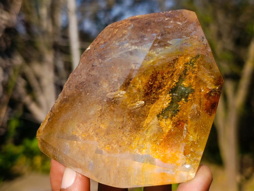 Polished Clear Quartz Display Crystals x 2 From Madagascar - Toprock Gemstones and Minerals 