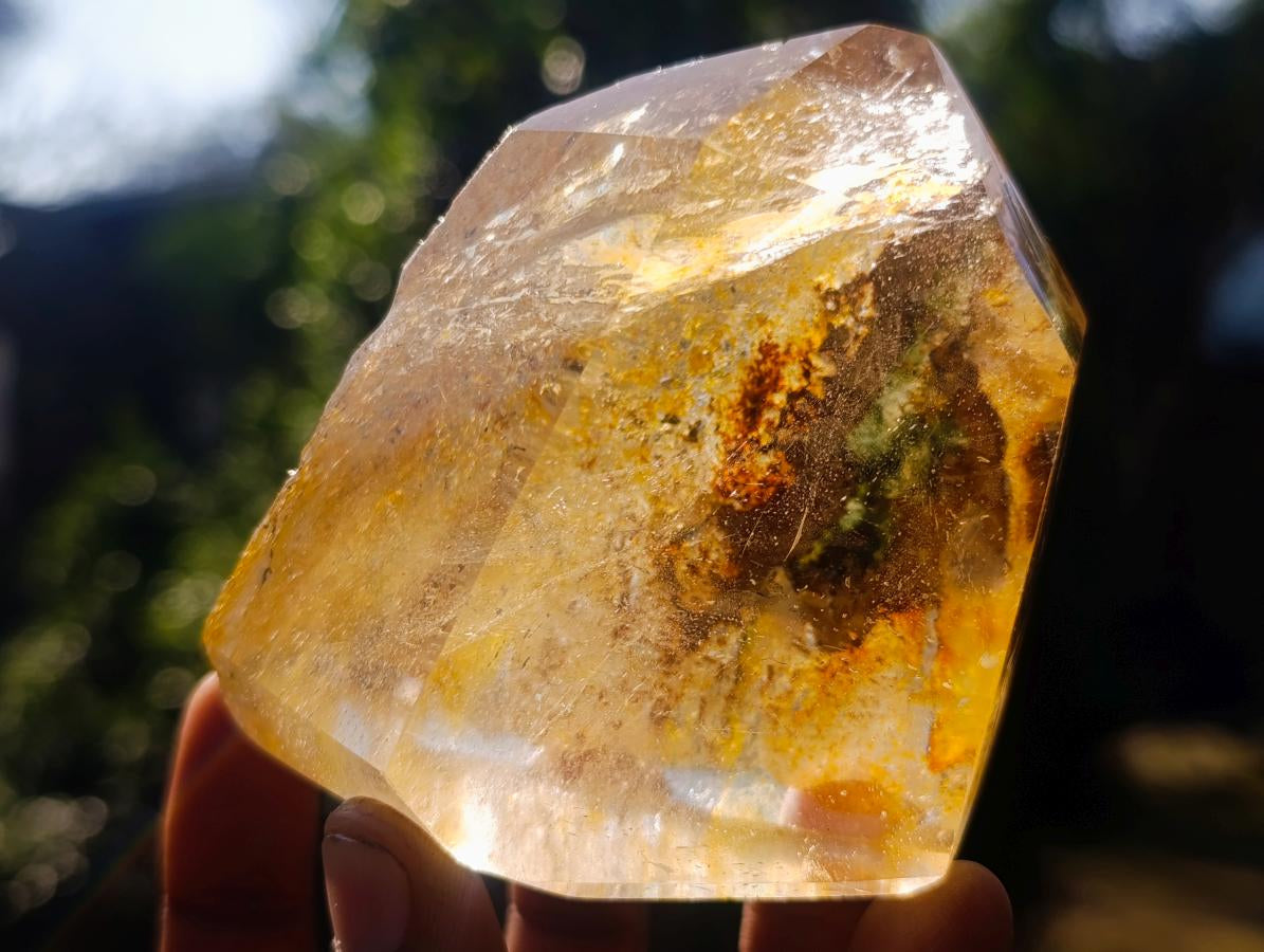 Polished Clear Quartz Display Crystals x 2 From Madagascar - Toprock Gemstones and Minerals 