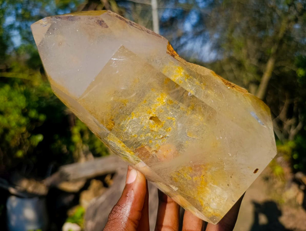 Polished Clear Quartz Display Crystals x 2 From Madagascar - Toprock Gemstones and Minerals 