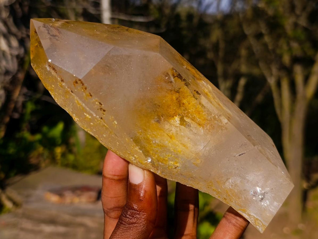 Polished Clear Quartz Display Crystals x 2 From Madagascar - Toprock Gemstones and Minerals 