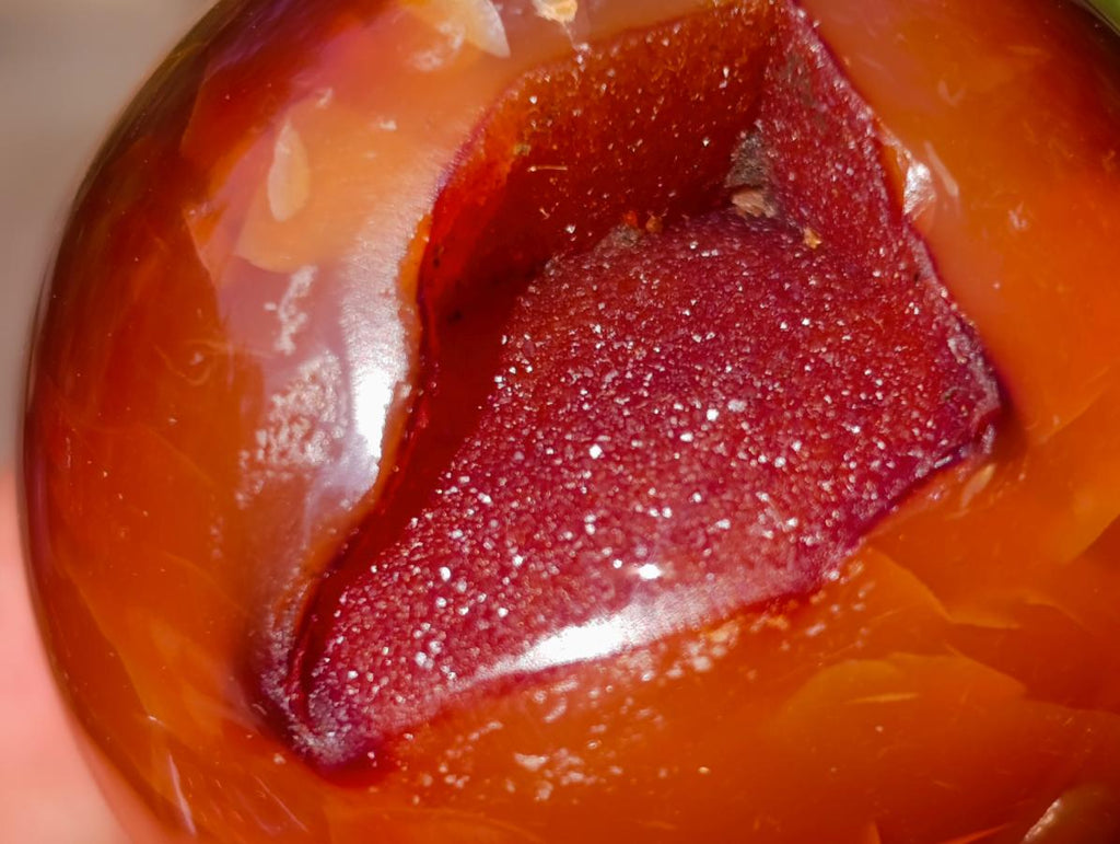 Polished Small Carnelian Agate Gemstone Spheres x 12 From Madagascar - Toprock Gemstones and Minerals 
