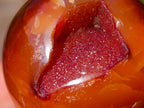 Polished Small Carnelian Agate Gemstone Spheres x 12 From Madagascar - Toprock Gemstones and Minerals 