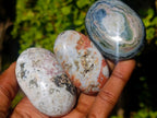 Polished Rare Ocean Jasper Galets x 24 From Northwest Coast, Madagascar - Toprock Gemstones and Minerals 