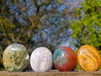 Polished Rare Ocean Jasper Galets x 24 From Northwest Coast, Madagascar - Toprock Gemstones and Minerals 