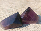 Polished Mini Dark Window Amethyst Crystals x 70 From Akansobe, Madagascar - Toprock Gemstones and Minerals 