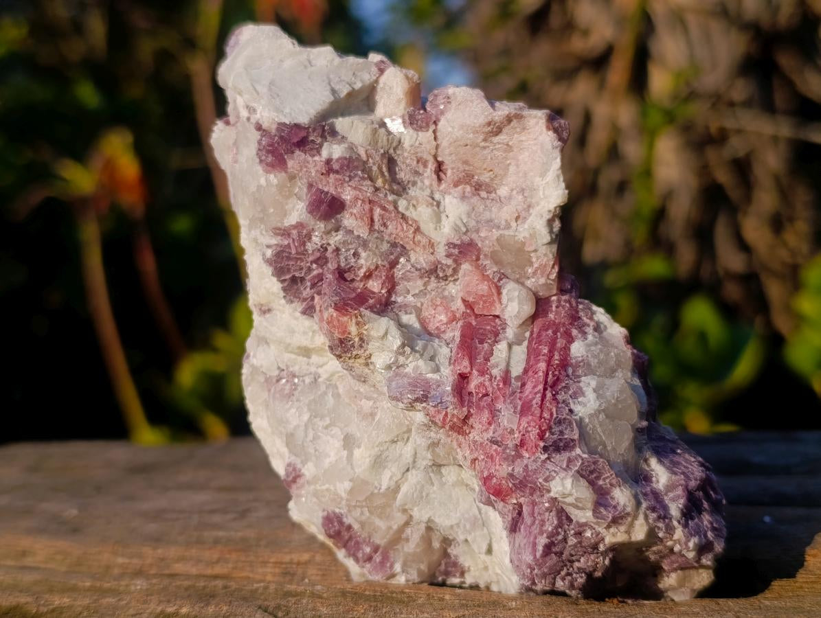 Natural Pink Rubellite Tourmaline Specimens x 4 From Karibib, Namibia - Toprock Gemstones and Minerals 
