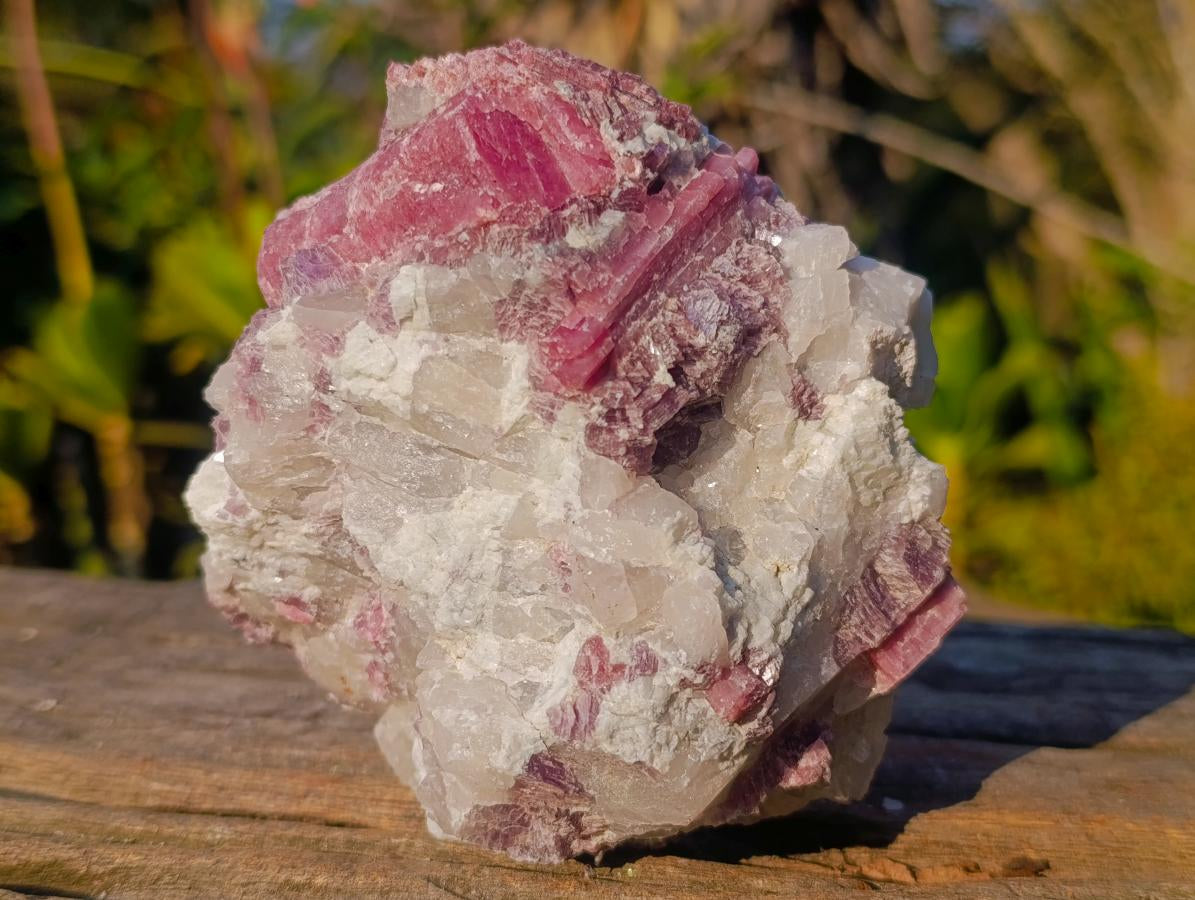 Natural Pink Rubellite Tourmaline Specimens x 4 From Karibib, Namibia - Toprock Gemstones and Minerals 