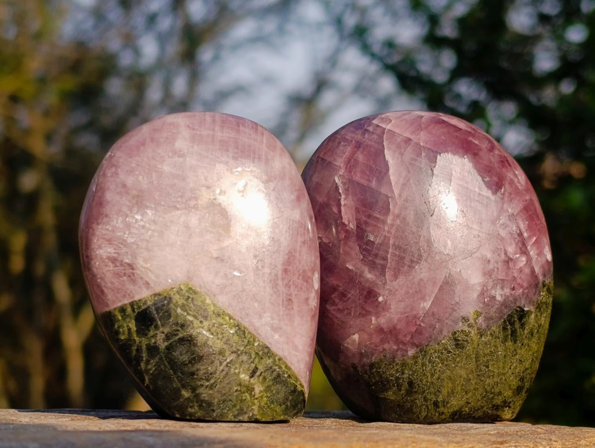 Polished Rare Anhydrite Standing Display Pieces x 6 Tulear, Madagascar - Toprock Gemstones and Minerals 