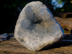 Natural Blue Celestite Geode Specimens x 2 From Sakoany, Madagascar - Toprock Gemstones and Minerals 