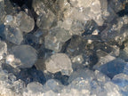 Natural Blue Celestite Geode Specimens x 2 From Sakoany, Madagascar - Toprock Gemstones and Minerals 
