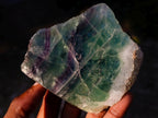 Polished One Side Watermelon Fluorite Slices x 4 From Uis, Namibia - Toprock Gemstones and Minerals 