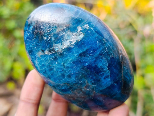 Polished Blue Apatite Standing Display Pieces x 6 From Betroka, Madagascar - Toprock Gemstones and Minerals 