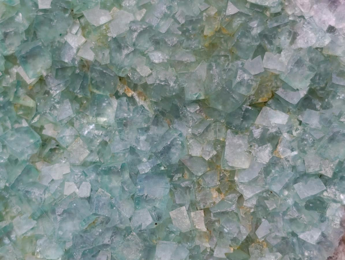 Natural Green Cubic Fluorite Specimens x 3 From Mandrosonoro, Madagascar - Toprock Gemstones and Minerals 