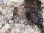 Polished XXL Agate with Smokey Amethyst Geode Centre x 1 From Maintirano, Madagascar - Toprock Gemstones and Minerals 
