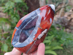 Polished Carnelian Agate Gemstone Flames x 6 From Madagascar - Toprock Gemstones and Minerals 