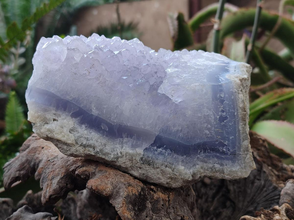 Natural Blue Lace Agate Specimens x 3 From Nsanje, Malawi - Toprock Gemstones and Minerals 
